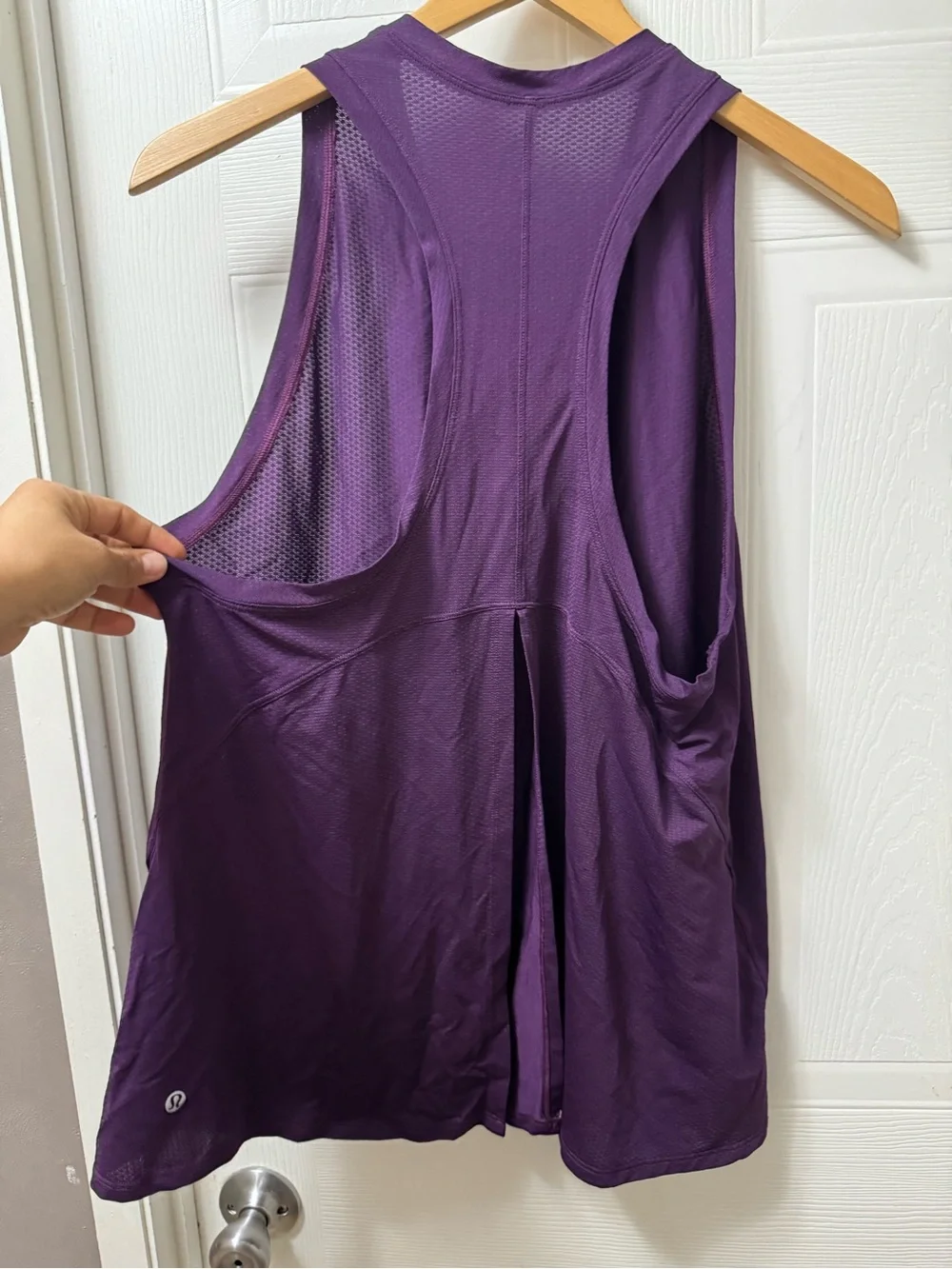 lululemon athletica Deep Purple Mesh-Panel Tank Top